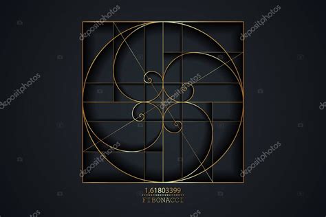 Espirales Secuencia Fibonacci Relaci N Dorada Oro Formas Geom Tricas