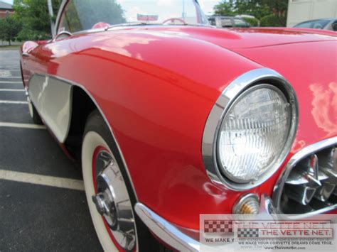 TheVetteNet.com - 1956 Corvette Convertible Red/White