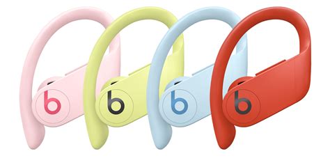 Hands-on with Powerbeats Pro in Spring Yellow, Cloud Pink, Lava Red, and Glacier Blue colors ...