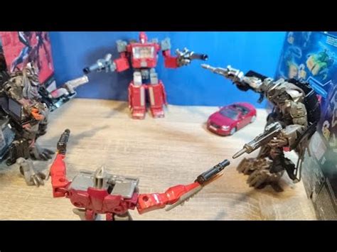 Transformers Mexican Standoff Dotm Stop Motion Recriation YouTube