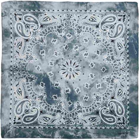 Zacs Alter Ego Grey Shaded Paisley Bandana Grijs Bol