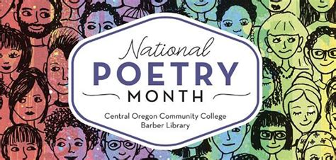 April Is National Poetry Month Cascade Arts And Entertainment