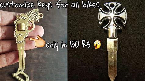 In 150 Rs How To Customize Your Bike Key Only In 1 Mint All