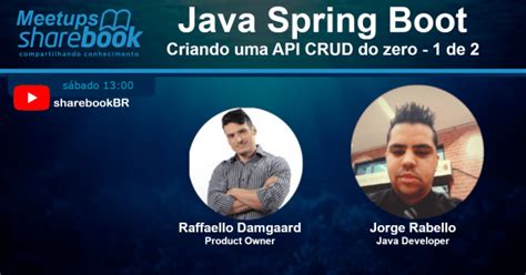 Java Spring Boot Criando Uma Api Crud Do Zero De Online Sympla