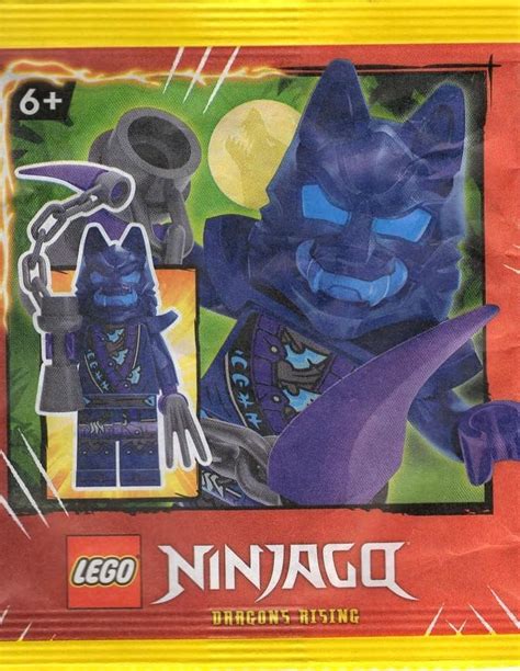 Lego Ninjago Wolf Mask Warrior Minifigure With Claw And Weapon