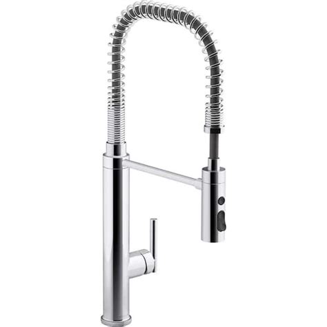 Kohler Purist Single Handle Semiprofessional Kitchen Sink Faucet In