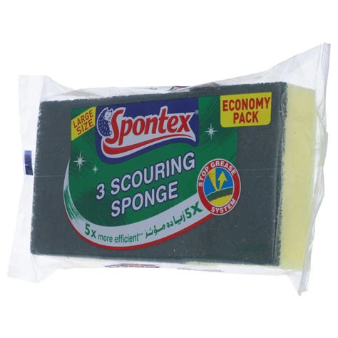 spontex scouring sponge xl