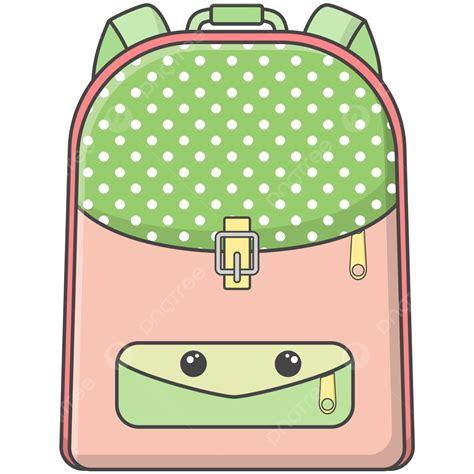 Bolso De Escuela De Caricatura PNG Bolsa Para La Escuela De Vuelta A