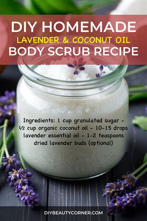 15 Best Diy Homemade Lavender Body Scrub Recipes For Natural Skin Care