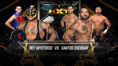 Rey Mysterio Vs Santos Escobar Wwe 2k22 Youtube