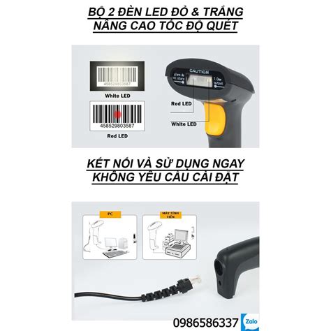 mua  quet qr barcode mot chieu   quet duoc man hinh pc