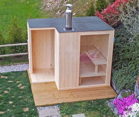 Sauna Viva Alto Adige Sauna Cubo Saunahaus Garten Diy Sauna