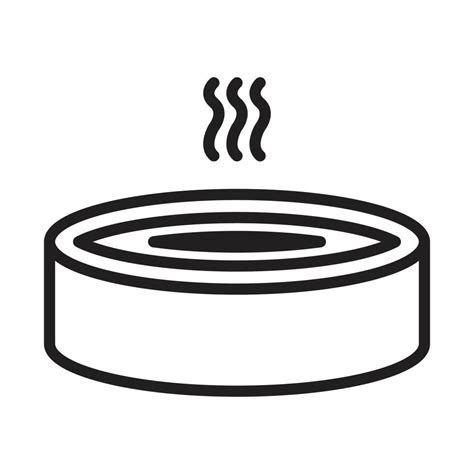 Japanese Onsen Hot Spring Icon Ideal For Spa And Relaxation Themes