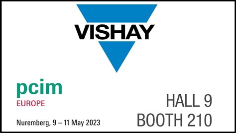 Vishay To Showcase Its Latest Power Management Solutions At PCIM Europe