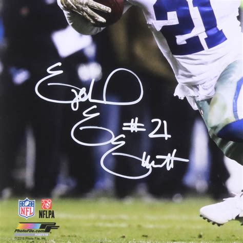 Ezekiel Elliott Signed Cowboys 16x20 Photo Beckett Coa Pristine Auction