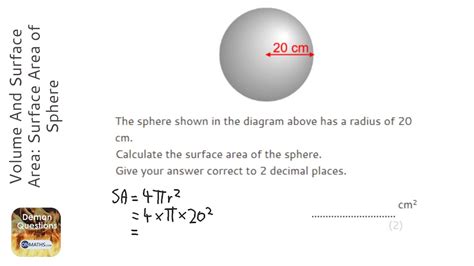 Surface Area Of A Sphere Lesson