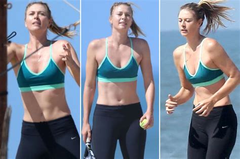 Maria Sharapova Shows Off Her Toned Bikini Body As She Enjoys Mexico