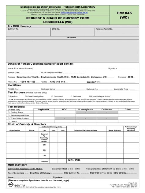 Fillable Online Biomedicalsciences Unimelb Edu REQUEST FORM FD FOOD