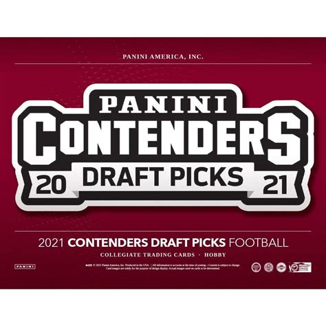 Panini Contenders Draft Picks Football Hobby Pack Steel City