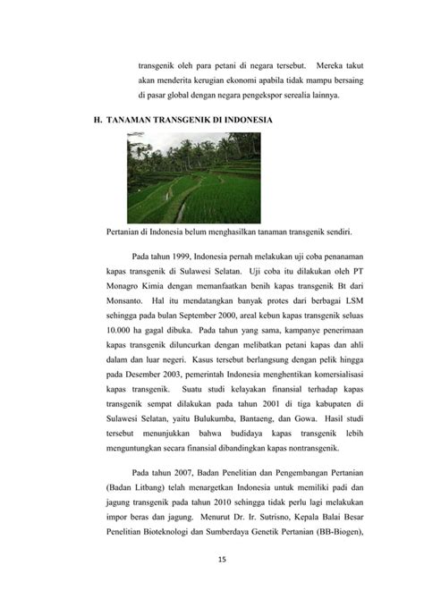 Pengertian Tanaman Transgenik Lengkap Pdf