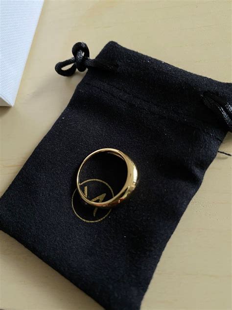 Mejuri Thin Dome Ring K Gold Women S Fashion Jewelry Organisers