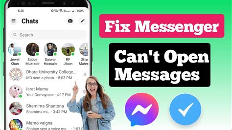 Fix I Can T Open My Messages Messenger Messenger Cant Click Message