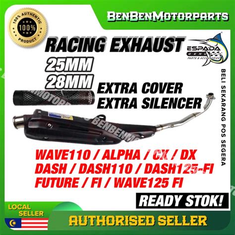 Racing Exhaust Pipe Espada E Series Wave Fi Wave Future