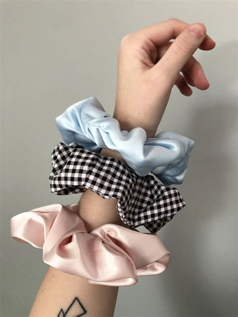 Upcycled Scrunchie Bundle Diy Hair Scrunchies Scrunchies Crystal Hair Accessories