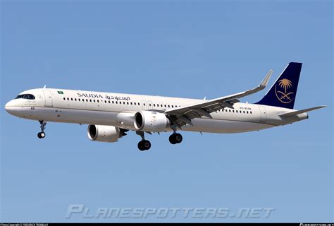 HZ ASAB Saudi Arabian Airlines Airbus A321 251NX Photo By FREDERICK