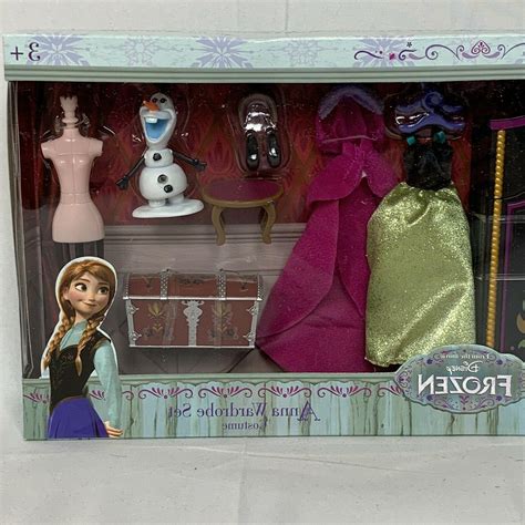 Disney Frozen Anna Wardrobe Play Set Doll Clothes