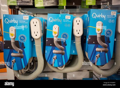 Quirky Electrical Products Are Seen On Display In A Store In New York