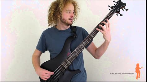 How To Play Major Scales On A Bass Guitar Youtube