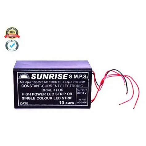 Sunrise 10 Waterproof LED Driver Output Voltage 12 V Dc At Rs 400