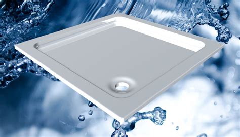 Duschbecken 700x700 mm flach / Duschwanne 70x70 cm