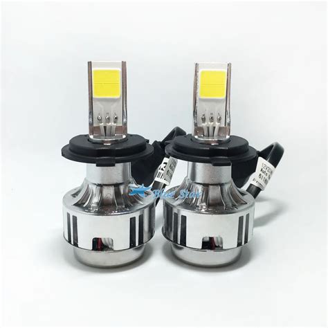 Led H4 Car Headlights Kit 66w 6000lm Auto Front Light H4 Bulb White 6000k Plugandplay Led