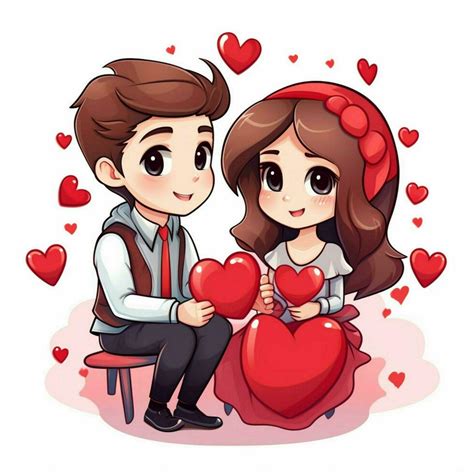 Cute Couple Cartoon Stock Photos, Images and Backgrounds for Free Download