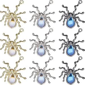 Amazon Sunnyclue Box Pcs Gothic Style Spider Charms Halloween