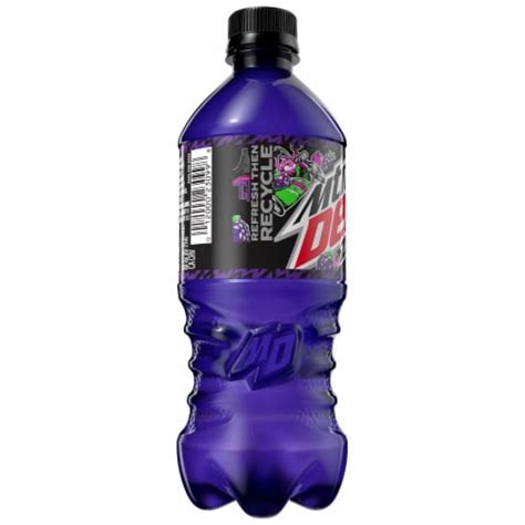 Mountain Dew Purple Thunder Zero Sugar Soda Bottle 20 Fl Oz Kroger