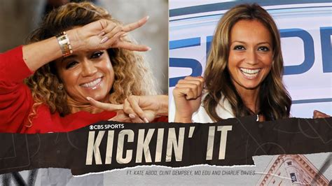 How Kate Abdo Got Her Start In Broadcasting Kickin It Cbs