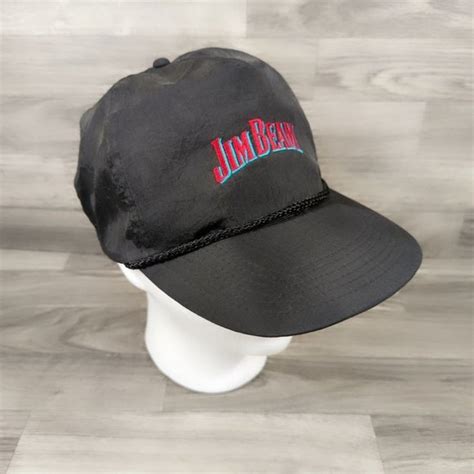 Jim Beam Accessories Vintage S Jim Beam Nylon Trucker Rope Hat