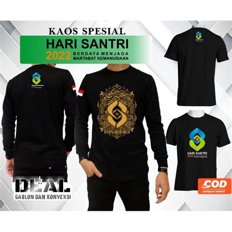 Jual Kaos Hari Santri Nasional Kaos Santri Logo Resmi Kemenag