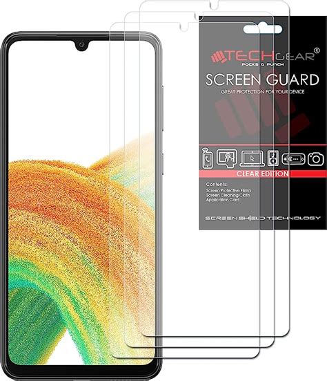 Techgear Pack Screen Protectors Compatible With Samsung Galaxy A