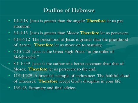 PPT - The Book of Hebrews PowerPoint Presentation, free download - ID