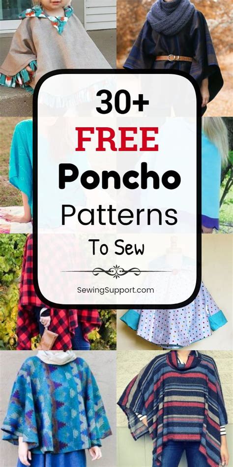 Free Sewing Patterns For Ponchos 30 Free Poncho Sewing Patterns