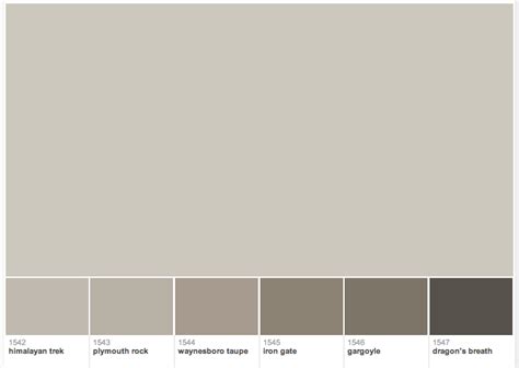 Warm Gray Paint Color Scheme Benjamin Moore Paint House Paint Images