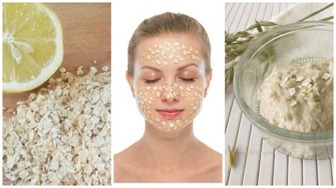 Aclara las manchas de tu rostro con esta mascarilla de avena y limón