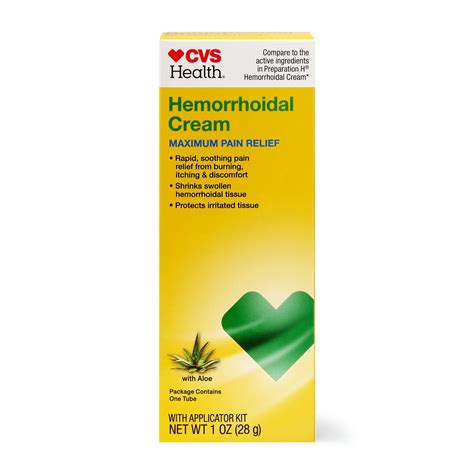 Cvs Health Hemorrhoidal Cream 1 Oz