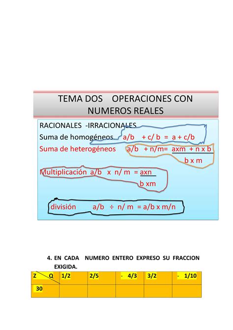 Operaciones Con Numeros Reales 7