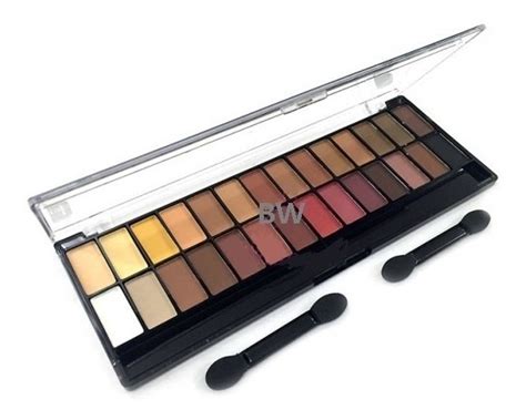 Caixa 12 Paletas Maquiagem 28 Sombras Fosca Nude Kit Atacado R 269