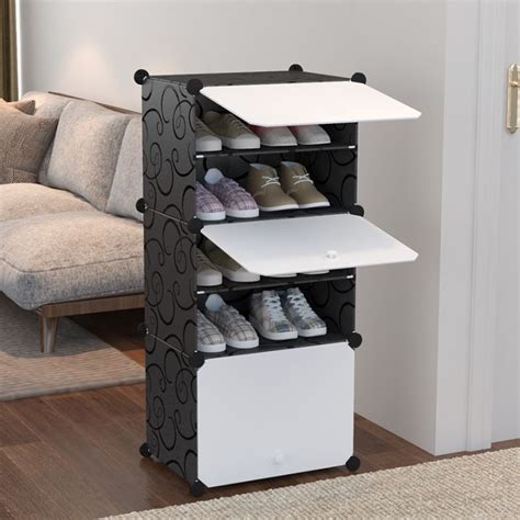 3 Layer Carich Shoe Shoe Rack Organizer Cabinet Dust Proof Drawer Type